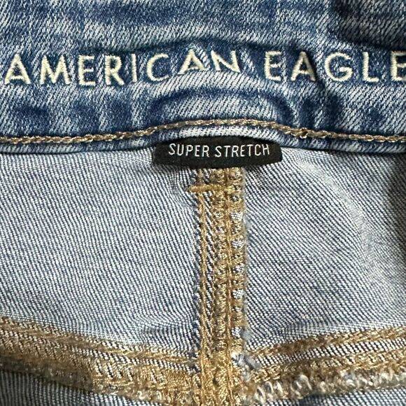 American Eagle Outfitters Blue Denim Mini Skirt - Picture 4 of 7